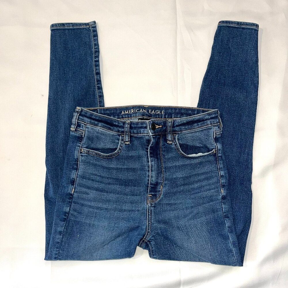 American Eagle Highest Rise Next Level Stretch Jeggings Size 6 Short